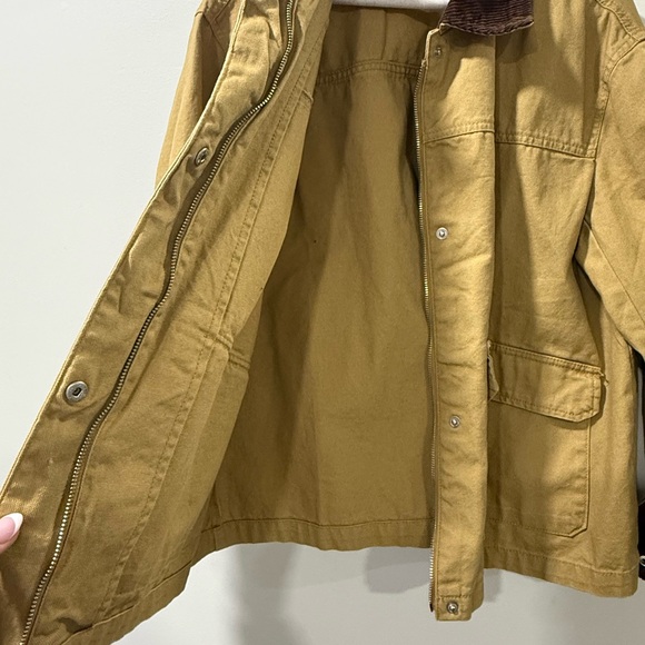 GAP Factory Women’s relaxed Barn Jacket in new Riverbed Brown - Picture 8 of 9